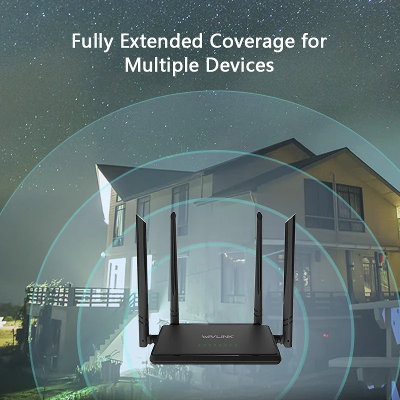 Wavlink WiFi роутер N300 Беспроводной Wi Fi 4x5dBi высокомощные антенны 2 4 ГГц Диапазон 300