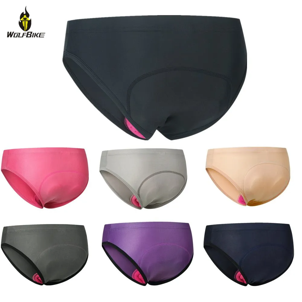 

WOSAWE Women's Cycling Shorts Underwear Tights Gel Pad Underpants Breathable Bicycle Bike Downhill MTB Briefs Clothing Female