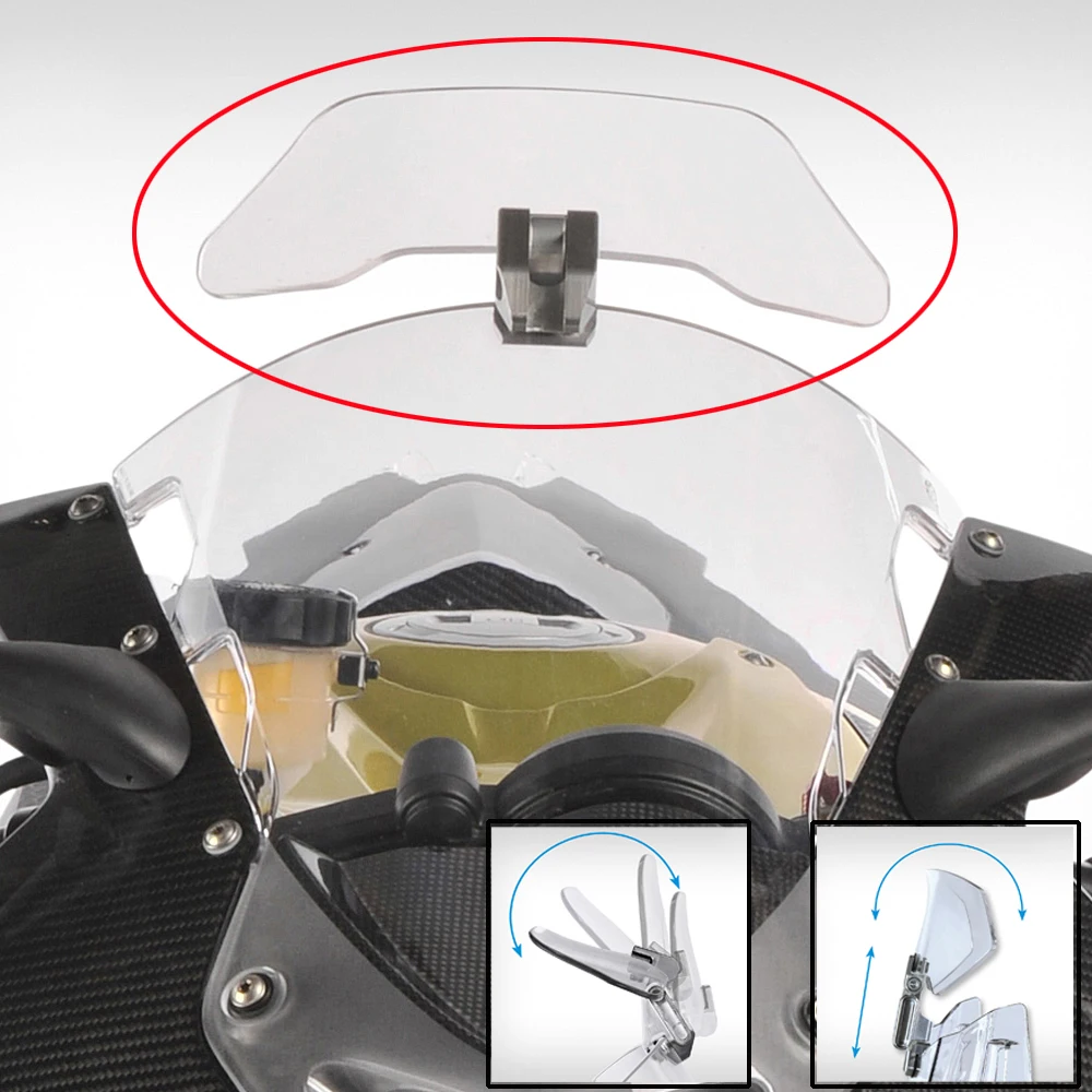 Регулируемый защелкивающийся экран на лобовое стекло для мотоциклов KTM BMW Aprilia