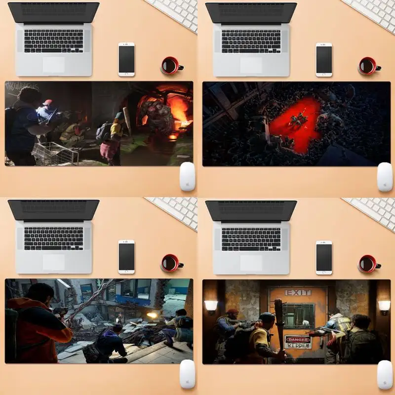 

Back 4 Blood Customized MousePads Computer Laptop Mouse Mat Large Gaming Laptop XL Non-slip Rubber Office Computer Mouse Pad