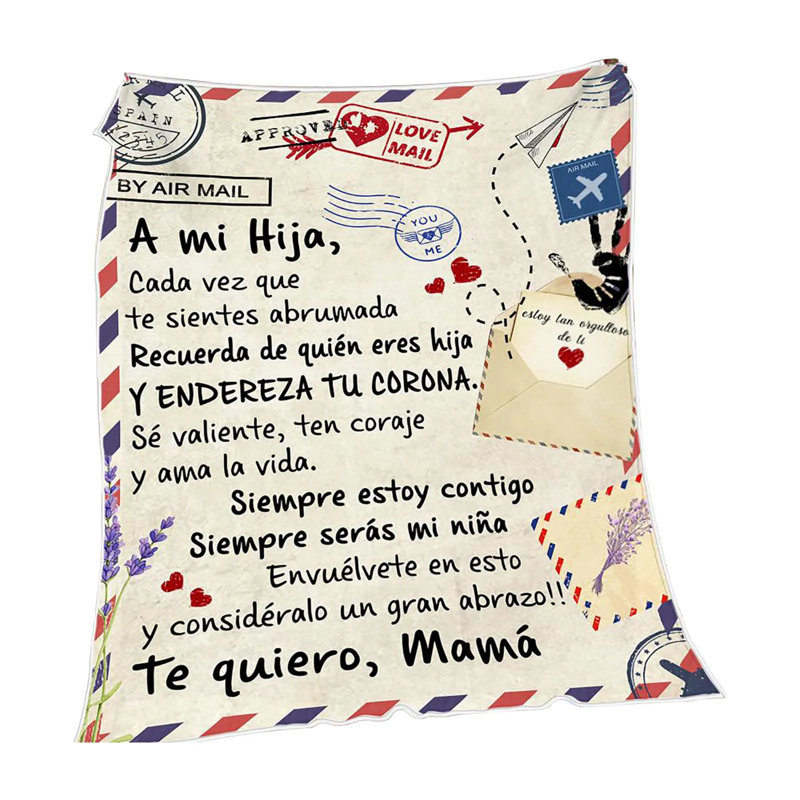 

Comfortable Wrap Blanket Perfect Flannel Throw Blanket Letter Printed Quilts Letter Blanket A Gift For Family Friends Lovers