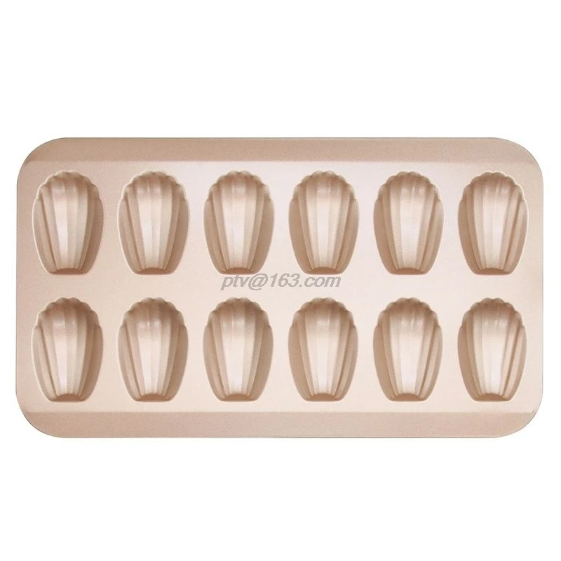 12Cup Nonstick Madeleine Pan Shell Shaped Carbon Steel Mold Baking Mould Tools | Дом и сад