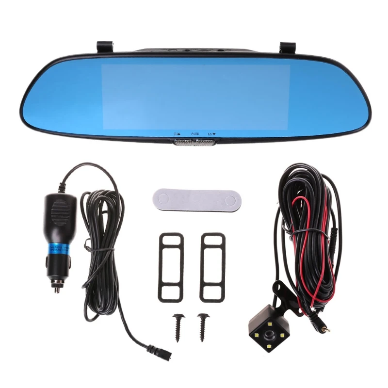 

Автомобильный видеорегистратор с двумя объективами 7 ''HD 1080P