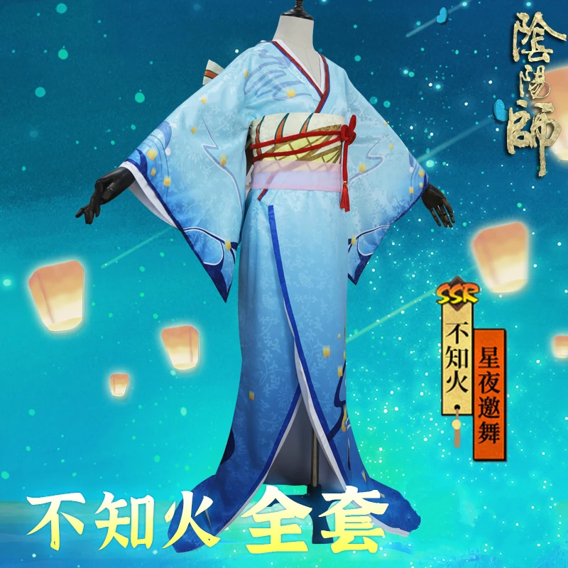 Аниме Горячая игра Onmyoji Ssr Shiranui Diver Ali кимоно Косплей Костюм Новое сексуальное