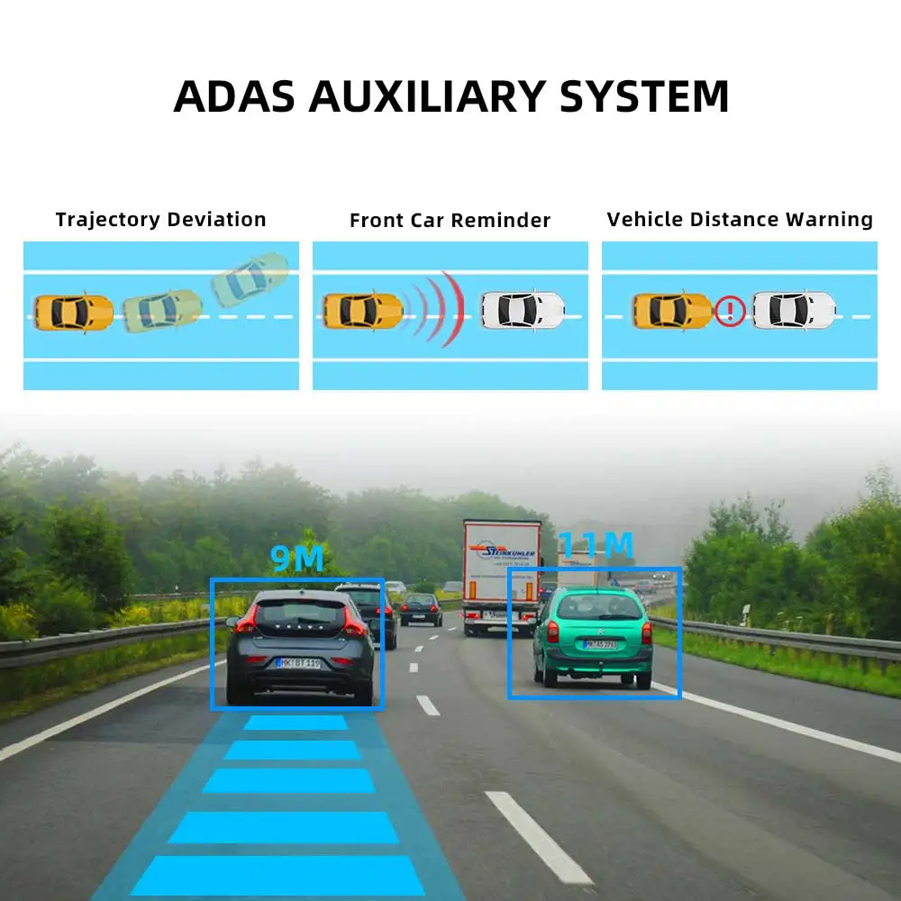 Автомобильный регистратор Z70 11 88 дюйма 4G ADAS Android 8 1 четыре ядра 2 Гб ОЗУ