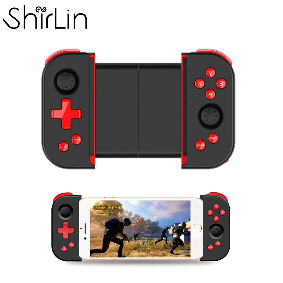 Беспроводной bluetooth геймпад для PUBG джойстик мобильных игр контроллер iPhone Android 2 4