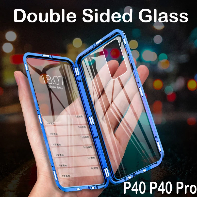 Coque Магнитный чехол для Huawei P40 Pro 5G Mate 40 Honor Note 10 X10 MAX 9X lite 8X Nova фотокамеры