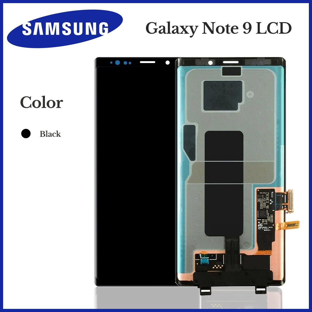 Оригинальный 6 4 ''SUPER AMOLED ЖК дисплей с рамкой для SAMSUNG GALAXY Note 9 N960D N960F сенсорный