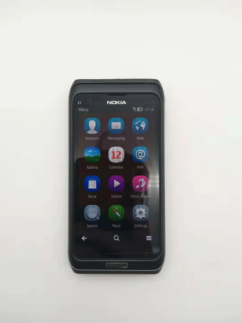 E7 Разблокированный Мобильный телефон Nokia E7 4," дюймов Камера 8.0MP gps wifi 16GB Storange Nokia смартфон