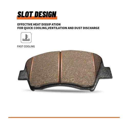 Передние керамические тормозные колодки 4 шт. подходят для Toyota 4runner 1996-2002 Tacoma 1995-1998