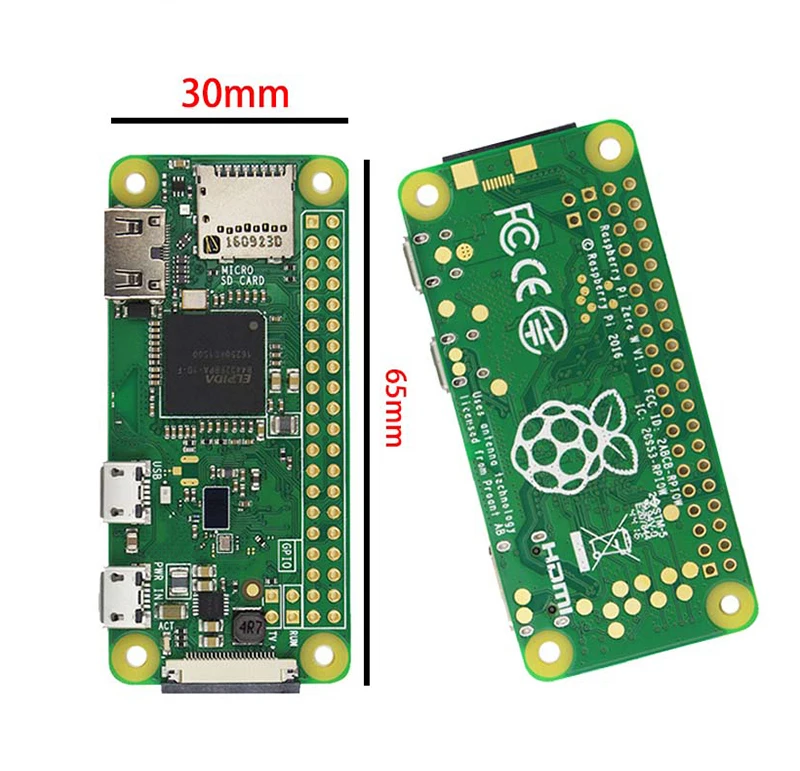 Оригинальная Беспроводная bluetooth-плата Raspberry Pi Zero V 1,3 Zero W WH с процессором 1 ГГц, ОЗУ 512 Мб, Версия Raspberry Pi Zero 1,3