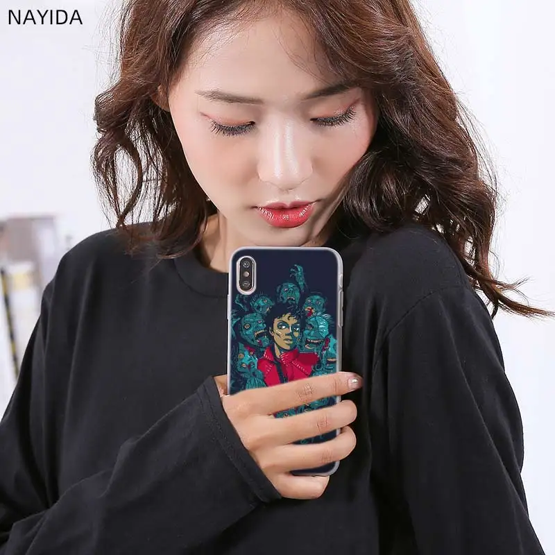 Мягкий чехол для Samsung galaxy A21 A31 A41 A51 A71 A90 A80 A70 A60 A50 A40 A30 A20 A10 a30s a40s Майкл Джексон -