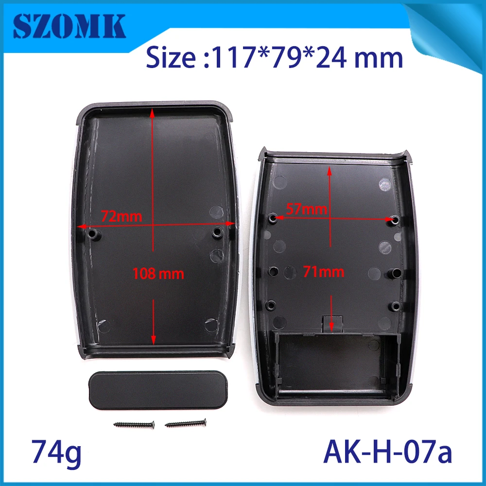 1 шт. пластиковый корпус для аккумулятора szomk 9V 117*79*24 мм|enclosures for electronics|szomk