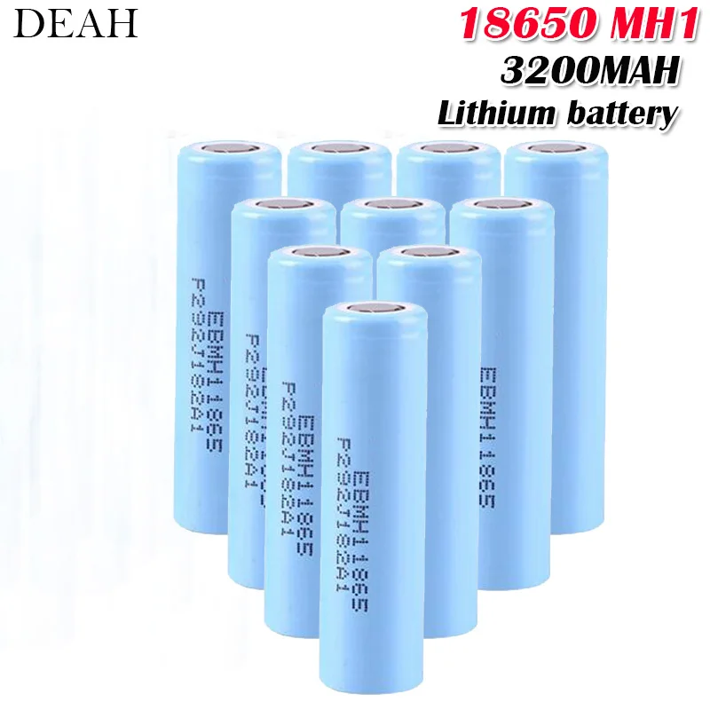 INR18650 MH1 для LG MH1 3,7 V 3200mAh 10A разрядный Аккумулятор для электрической игрушки сигареты Мобильный фонарик с питанием