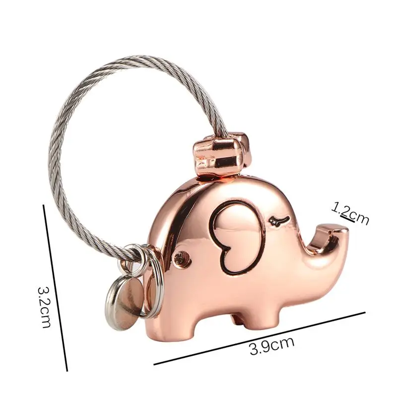 Горячая Распродажа поцелуй слонов металлический брелок для влюбленных подарок