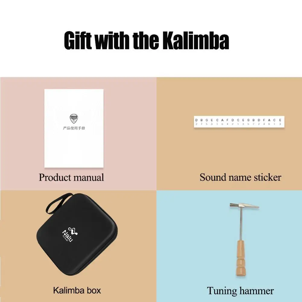 

17 Key Cute Kalimba Mbira Calimba Acrylic Crystal Fingertips Thumb Piano Cute Bear Shape Transparent Keyboard Instrument