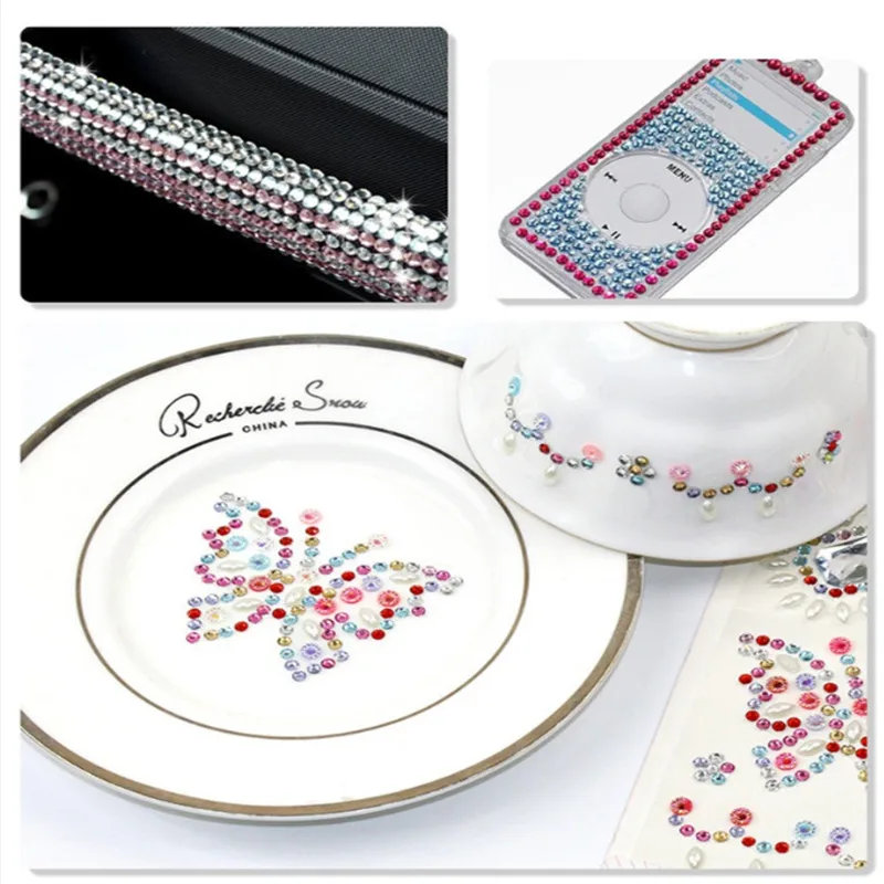 Плоские бусины Стразы наклейки s для телефона оболочки ногтей украшений