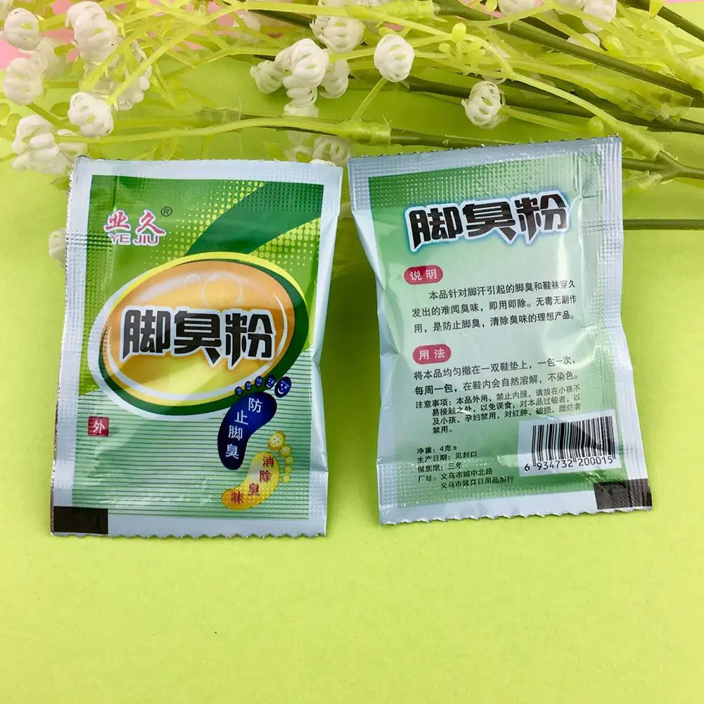 Яркое Гламурное Устранение запаха уменьшает Пот обуви дезодорирующий порошок