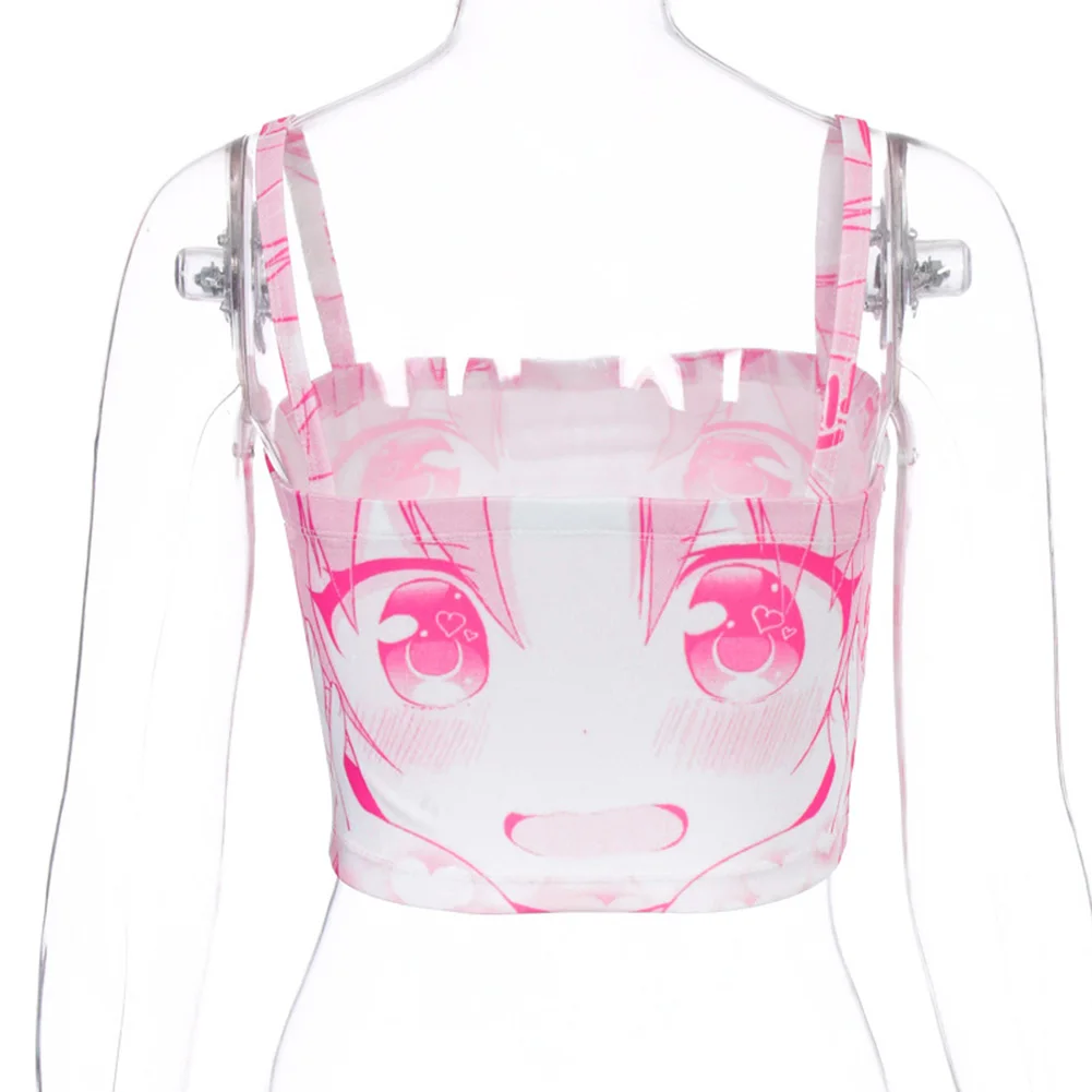 Милые розовые топы с графическим принтом героями мультфильмов милые летние на