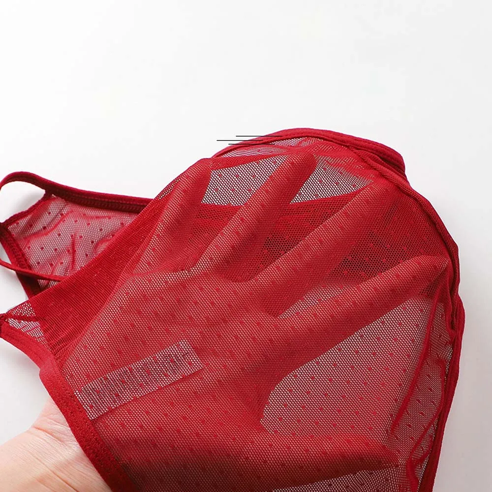 

1 Pcs Seamless Sexy Underwear Transparent Korean Low Waist Mesh Ultra-thin Breathable Panties Ladies Soft Thong Briefs Women