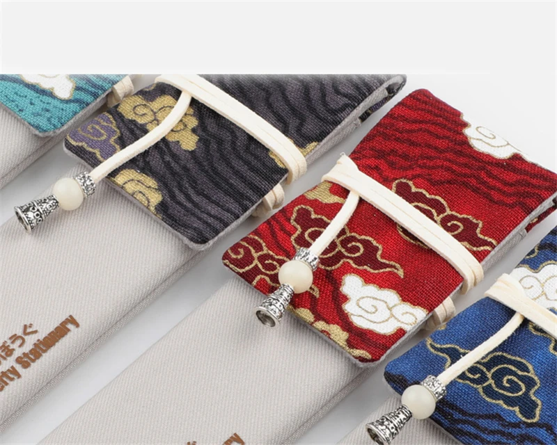 Japanese Style South of Rosy Clouds Literature Printed Handmade Pen Cover Case Bag Storage Pouch Cosplay Gifts New 1pcs |