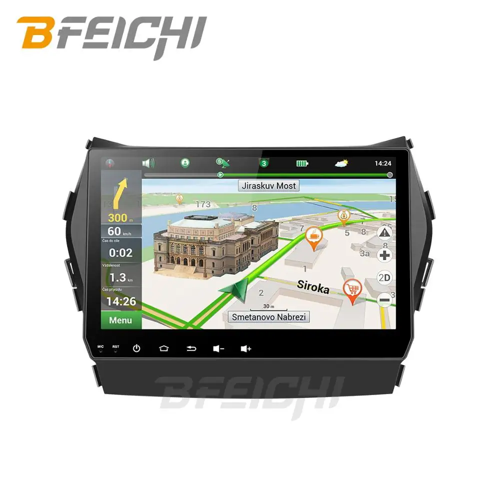 Android 9 0 автомобильный dvd для Hyundai Santa Fe/ ix45 2013 2014 с 2 + 32G Радио Стерео gps навигация din