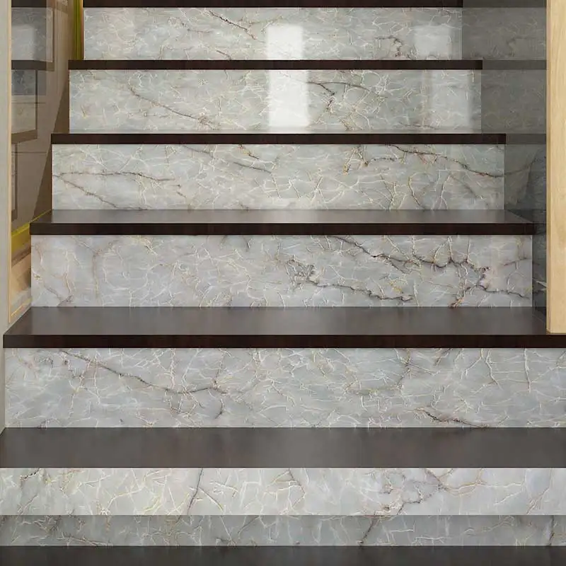 kitchen oil proof marble wallpaper waterproof thicken vinyl wall stickers cabinet dinner table self adhesive contact paper decor free global shipping