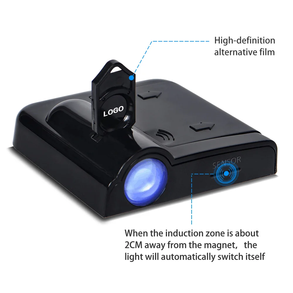 Светодиодный проектор для двери автомобиля с логотипом Ghost Shadow светильник Nissan