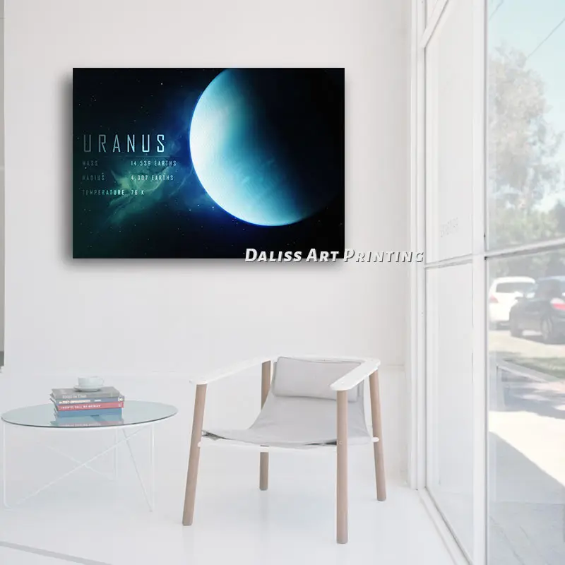 Картины на холсте Космос уран домашний декор картины постер HD печать настенное