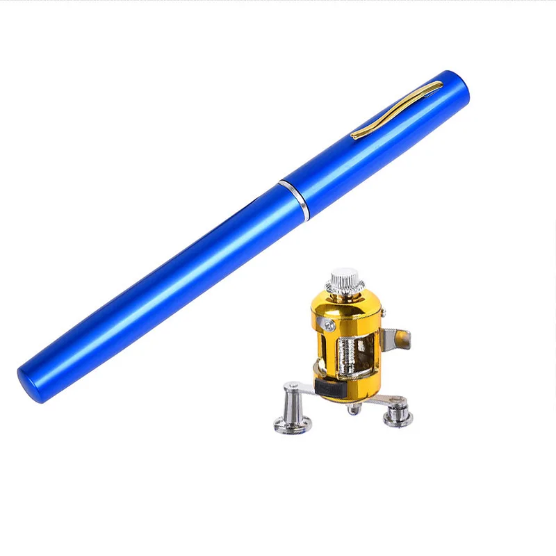 Портативная карманная Удочка в форме ручки набор рыболовных снастей