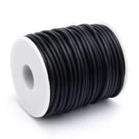 1 roll 2mm 3mm 4mm 5mm hollow pipe tubuing rubber cord with 1mm1 5mm2mm3mm hole solid rubber tube cord with plasic spool