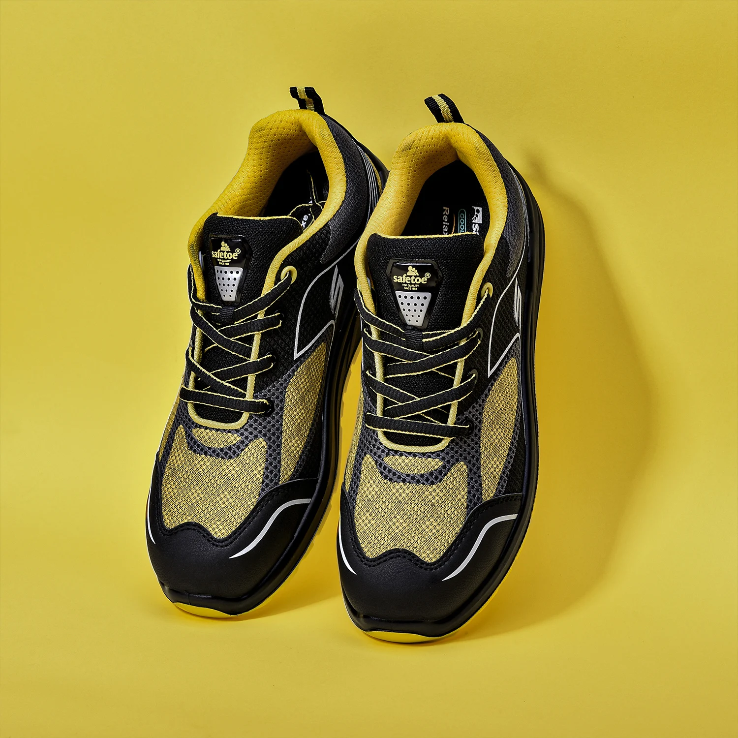 Jual Sepatu Keselamatan Ringan SAFETOE, Sepatu Ujung Kaki Baja SRC Tahan Air & Sejuk, Sneakers Keselamatan Pas Konstruksi Tugas Berat