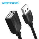 Удлинительный кабель Vention штырь-гнездо USB 2,0 2,0 для компьютера, мобильного телефона, USB, кабель для синхронизации данных, шнур, Высокоскоростная передача данных