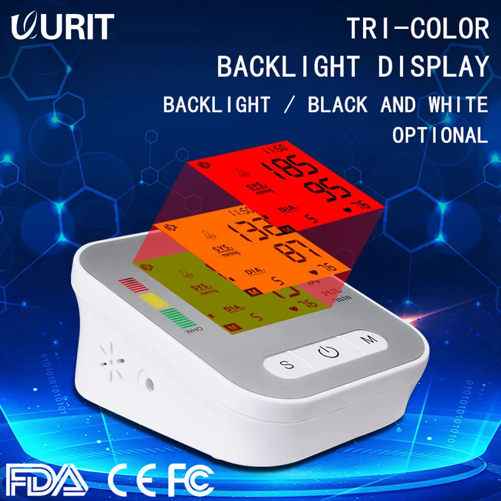 Монитор артериального давления медицинский верхний Пульс пульса Голосовая