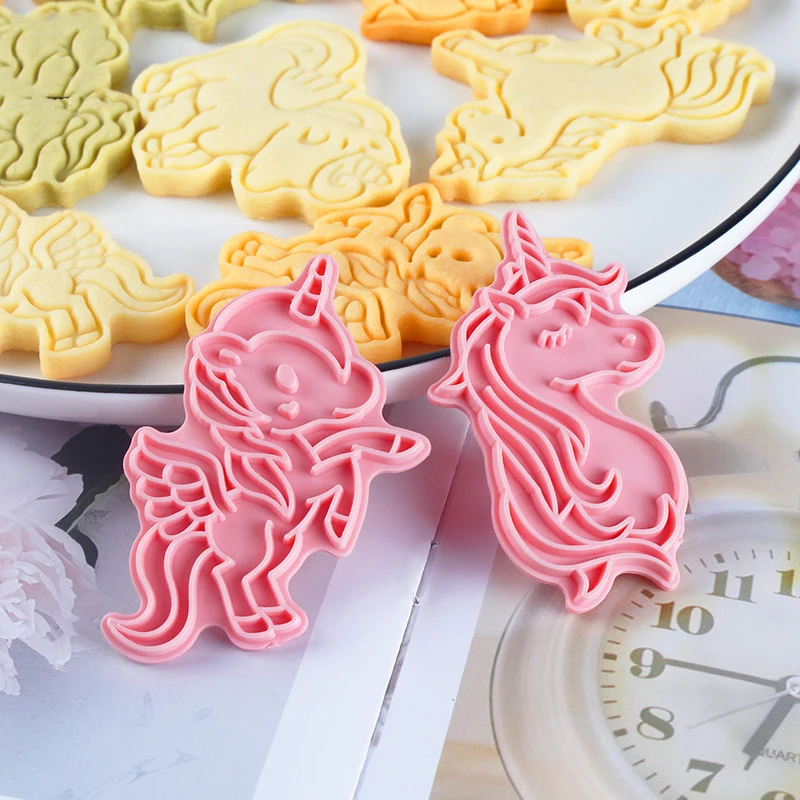 8 шт./компл. милый мультяшный Единорог DIY печенье резак форма для тортов фондана
