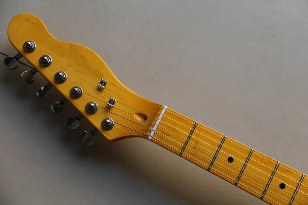 Новое поступление китайская гитара электрическая высшего качества коричневая