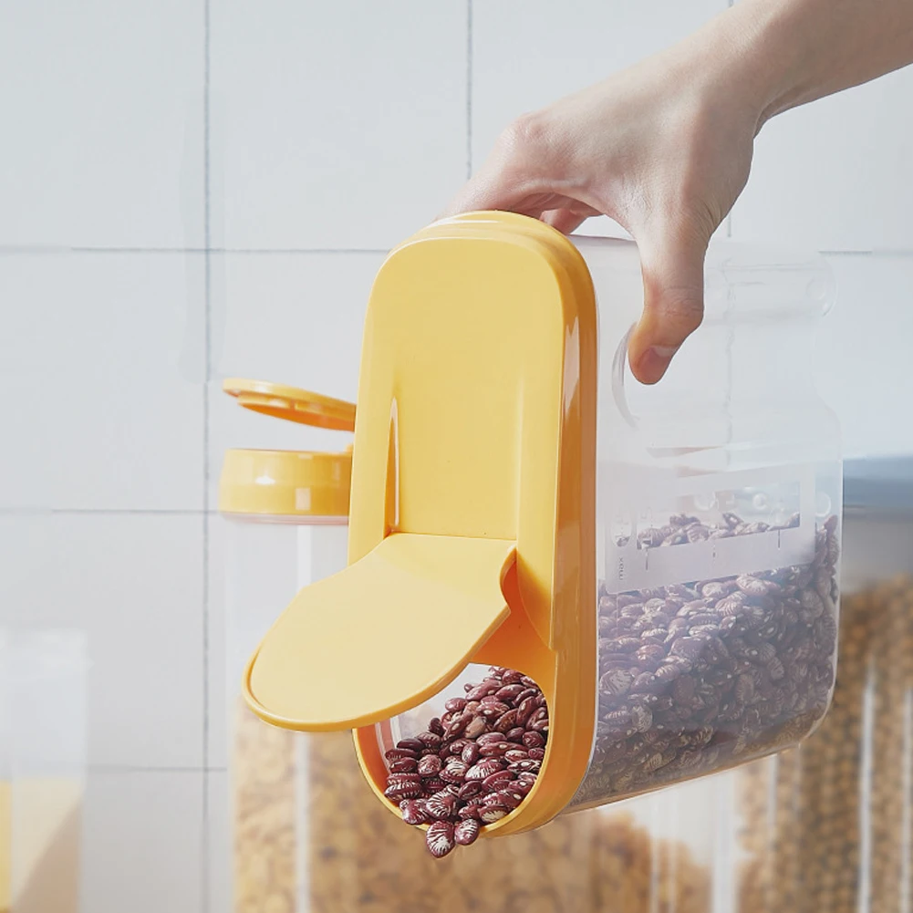 Контейнер для хранения продуктов дозатор хлопьев контейнер Кухонный зерна риса