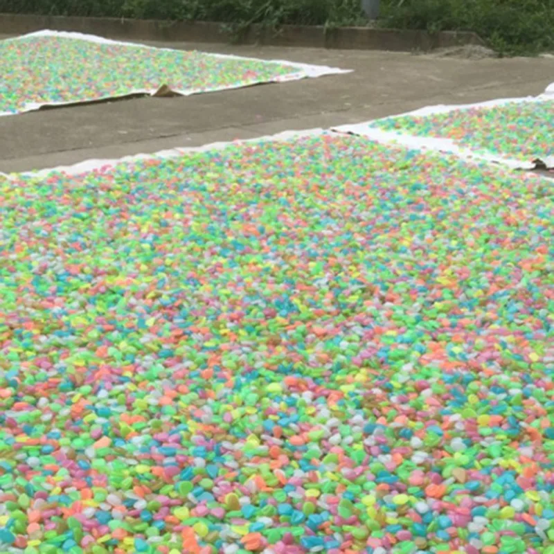 

Luminous Stone Glow In The Dark Garden Pebbles Glow Stones Rocks For Walkways Garden Durable and elegant luminous cobblestone