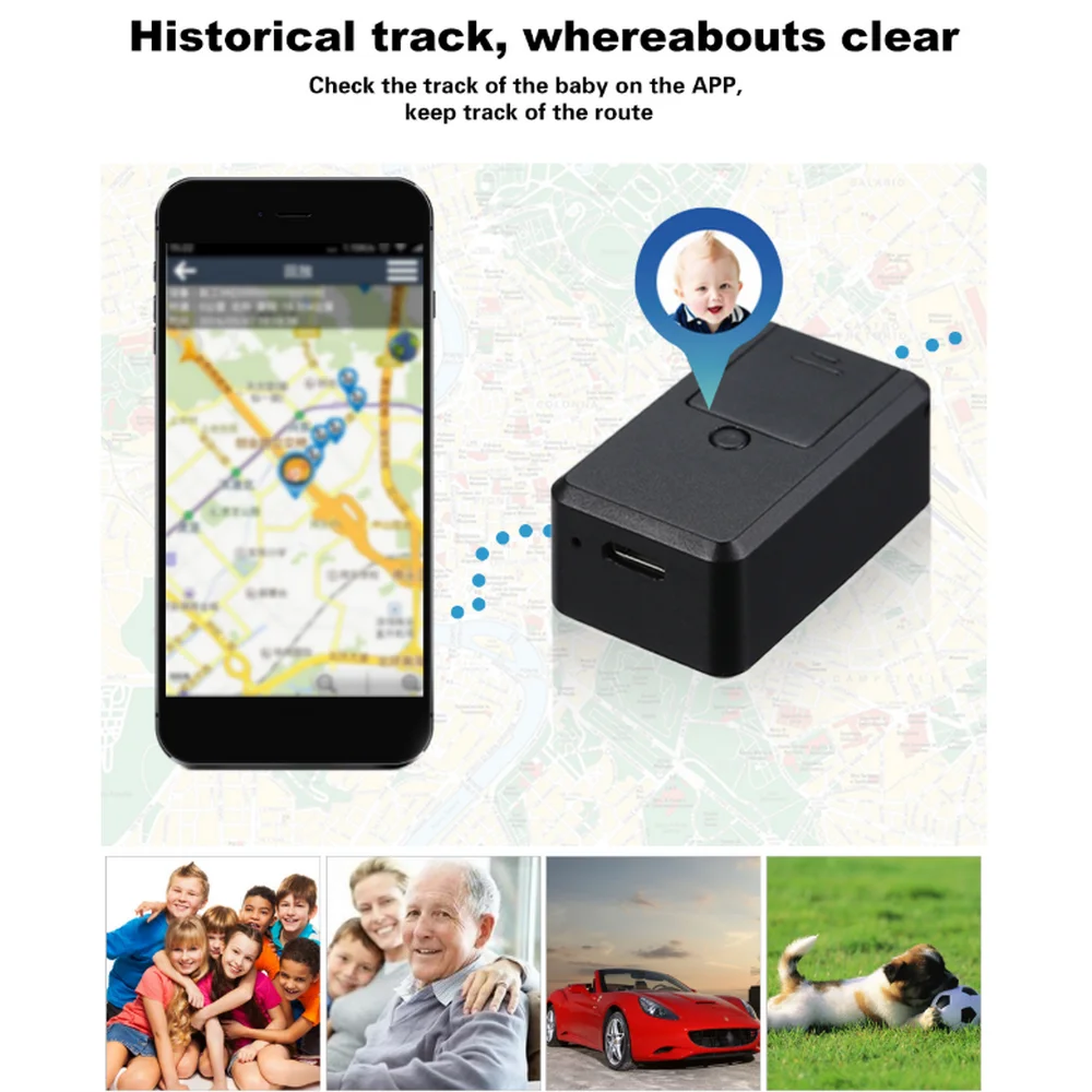 

Mini GPS Tracker Magnetic Real Car Accessories GPS Trackers Time Car Locator Tracking Device GPS GF19 Anti-loss Tracker