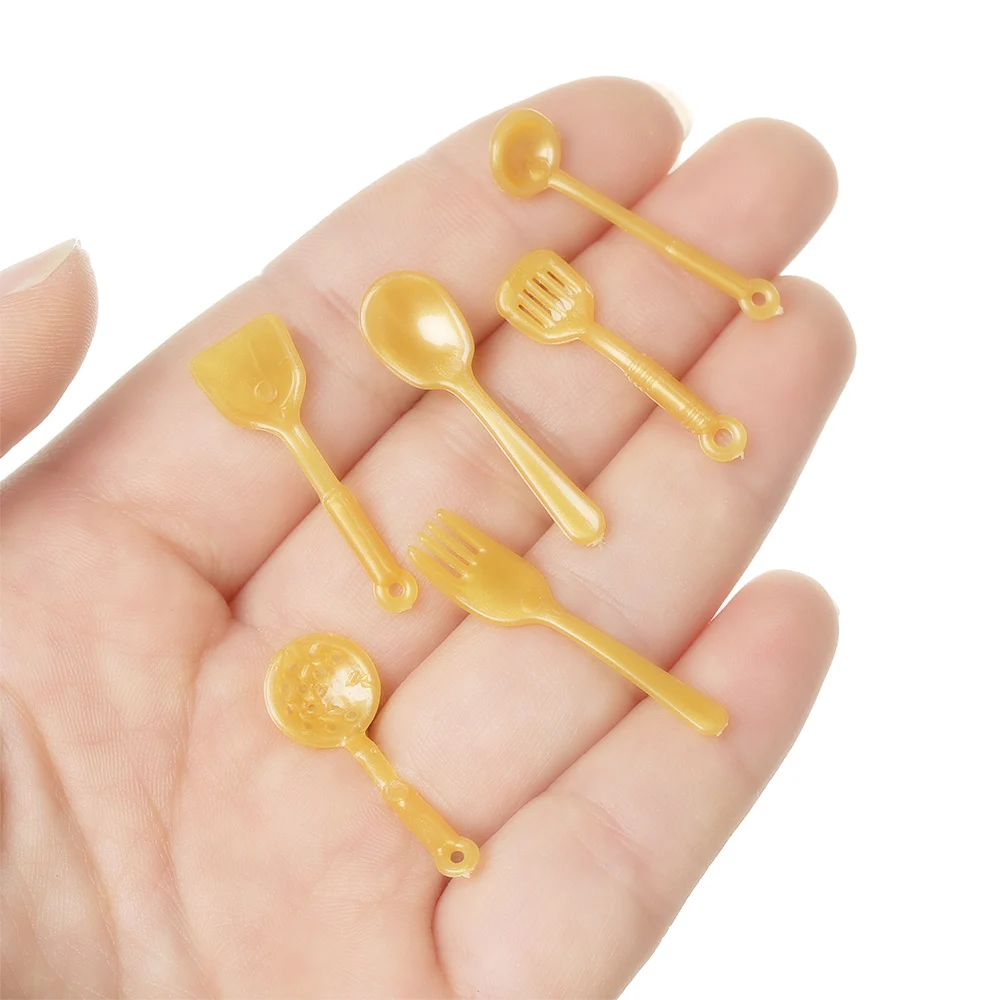 10/11 шт. масштаб 1:12 искусственный кукольный домик миниатюрная форма для еды вилка