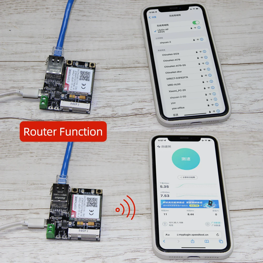 LILYGO®TTGO T-Интернет-COM ESP32 плата Ethernet для стандартного Интернета интерн |