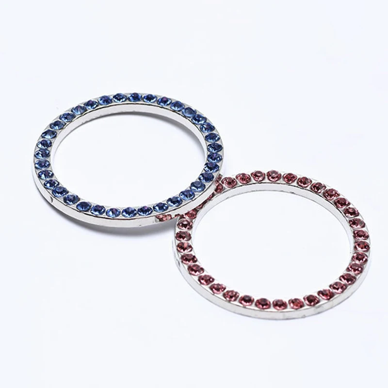 Пусковая кнопка украшение кольцо ручной набор бриллиантовое кристаллическое