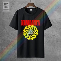 soundgarden badmotorfinger92 audioslave grunerge seattle band new black t shirt cheap crew neck mens top tee t shirt