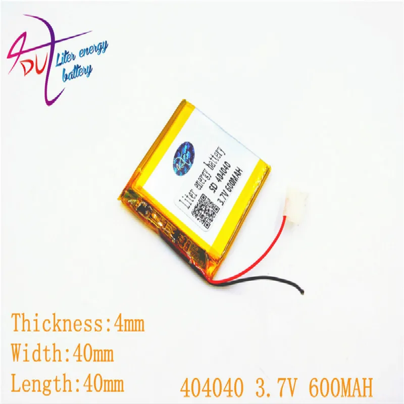 

434041 3.7V 404040 lithium-ion polymer battery 650mah vehicle traveling data recorder LED speakers toys