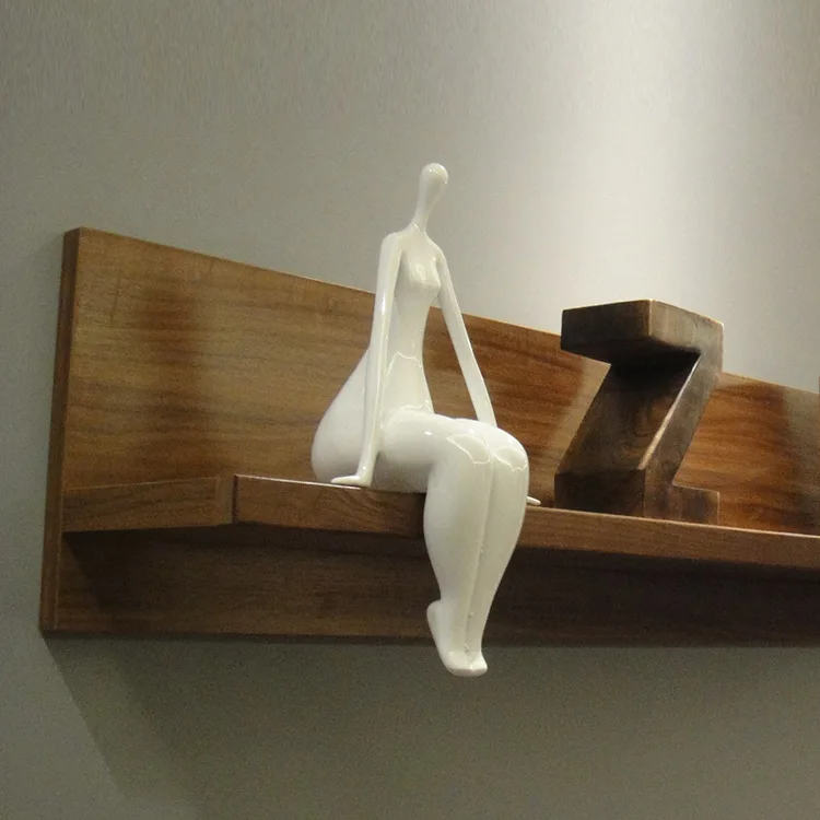 Сексуальная женская статуя абстрактная фигурка йоги Художественная Скульптура