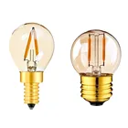 10 шт. G40 Янтарный постоянный ток 12-24 В переменного тока низкое напряжение 1 Вт держатель лампы E12 E14 E26 E27 2200K теплый желтый энергосберегающий станок