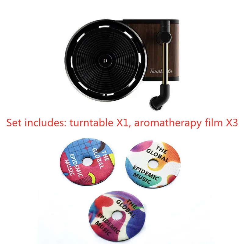 

Car Air Fresh Record Machine Perfume Mouth Fragrance Retro Clip Scent Diffuser Car Accessories Interior Air Freshener