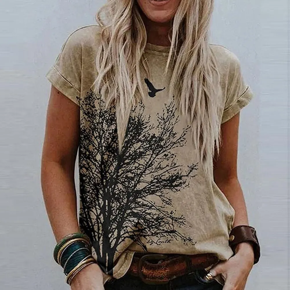 

Tops for Women Summer 2021 Women's Clothing Y2k Clothes Female Top Summer Tye Tie Shirt Short Sleeve Tees Streetwear Tops