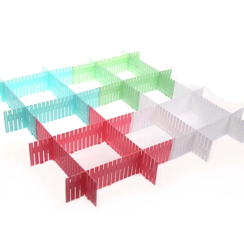 2/4 Pcs Grid Drawer Divider DIY Adjustable Cabinet Storage Household Necessities Organizer Tools | Дом и сад