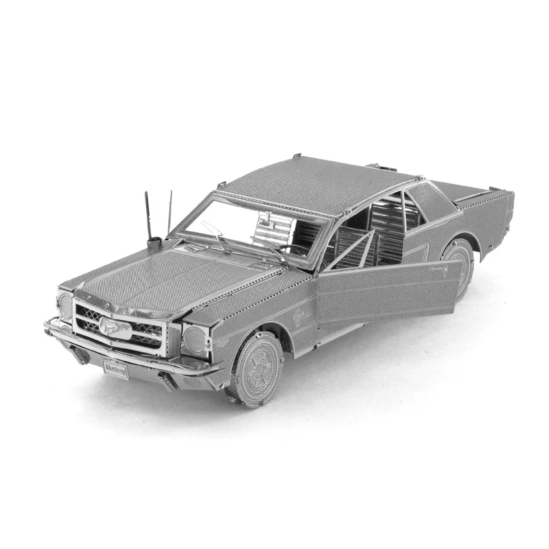 

Metal stainless steel DIY Assembly model TOYS 3D Mini puzzle 1965Ford Mustang Roadster